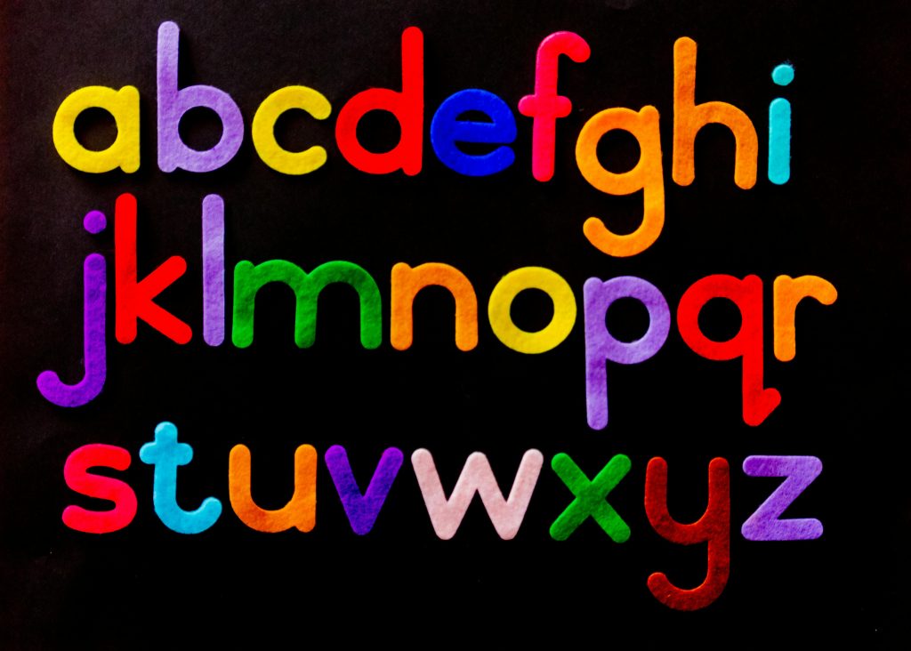 colorful magnetic alphabet letters for IEP article